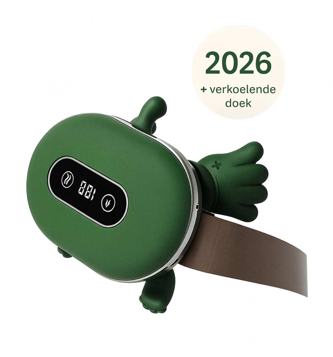 ZenNova™ | 3-in-1 Massage Apparaat met Warmtefunctie Inclusief Verkoelende doek