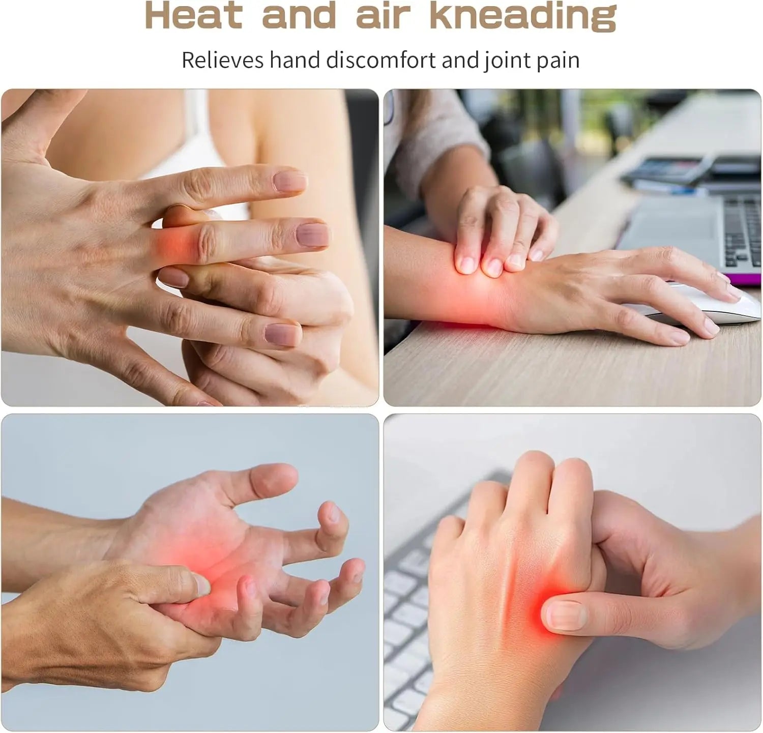 VitaHands™ – Draadloze Hand- & Polsmassager met Warmte